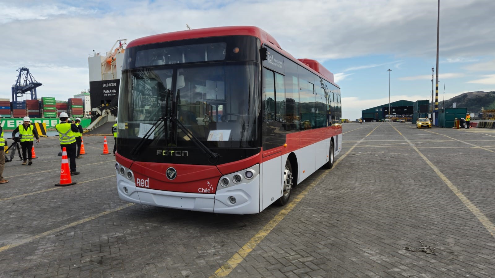 Ya están en Chile buses eléctricos que operarán en La Serena y Coquimbo