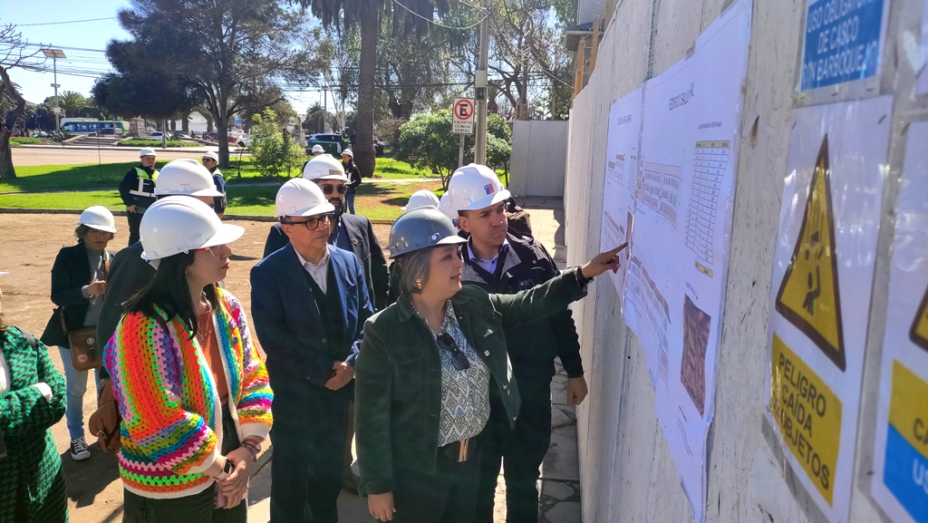 La Serena: Más de un 35% de avance registran los primeros espacios intervenidos en la Avenida Francisco de Aguirre