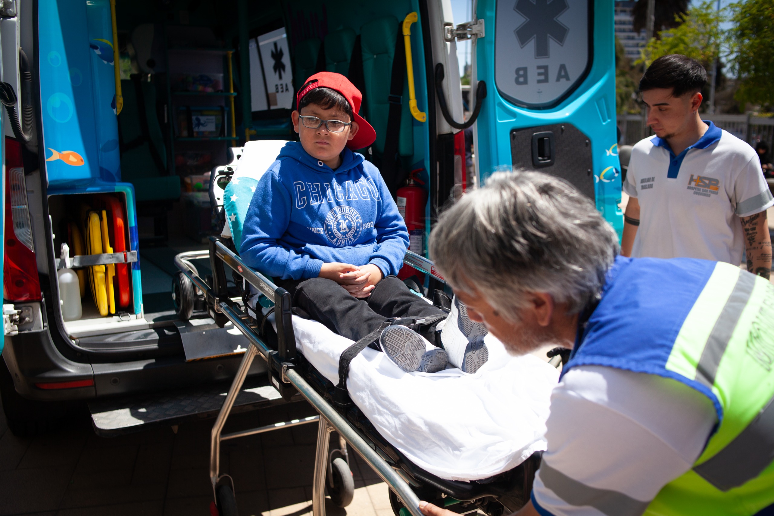 Hospital de Coquimbo estrena la primera ambulancia pediátrica de la región