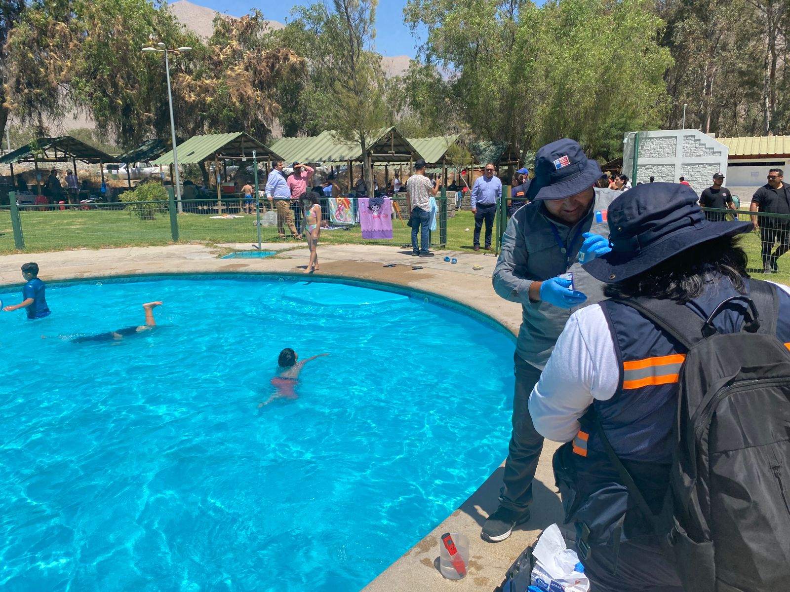 Autoridad sanitaria realiza inspección a piscinas para prevenir accidentes