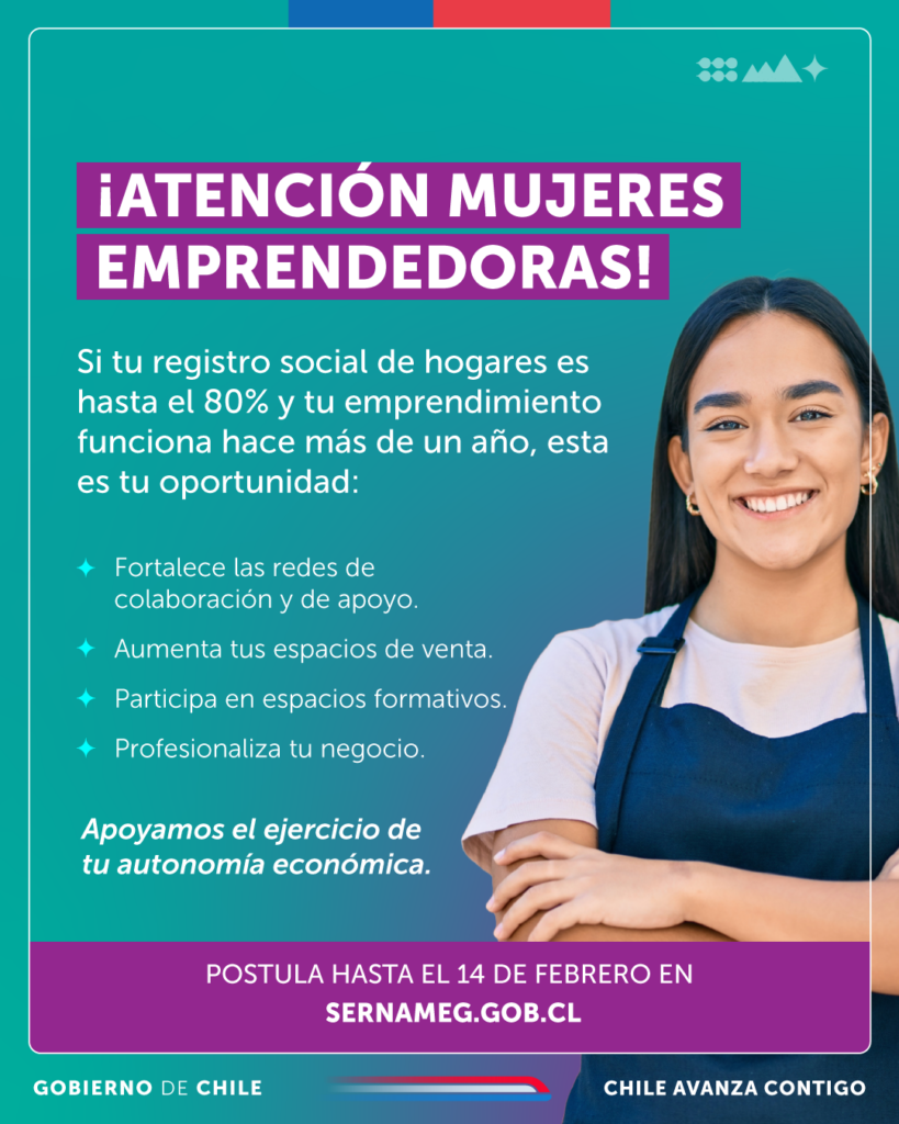 Abre postulaciones a Programa “Mujer Emprende 2025” para fortalecer la autonomía económica femenina